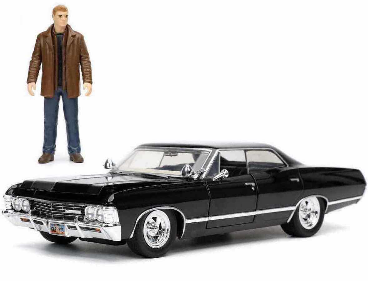 Photo 2 of NEW JADA TOYS HOLLYWOOD RIDES FIGURE & DIE-CAST VEHICLE, SUPERNATURAL JOIN THE HUNT “DEAN WINCHESTER & 1967 CHEVROLET IMPALA SS SPORT SEDAN”