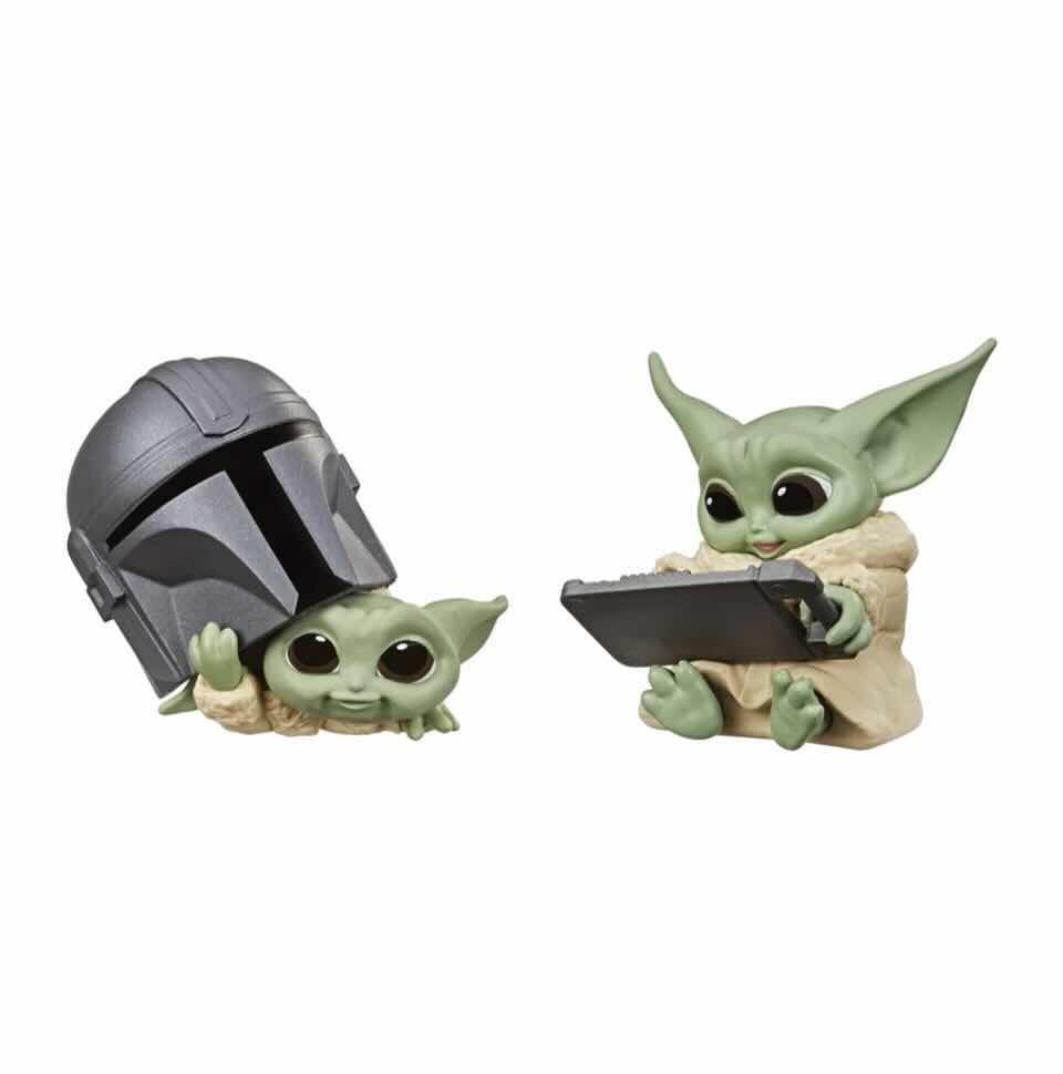Photo 1 of NEW STAR WARS THE BOUNTY COLLECTION SERIES 3 THE CHILD POSED COLLECTIBLE 2-PACK FIGURES, “HELMET PEEKING” & “DATAPAD TABLET”