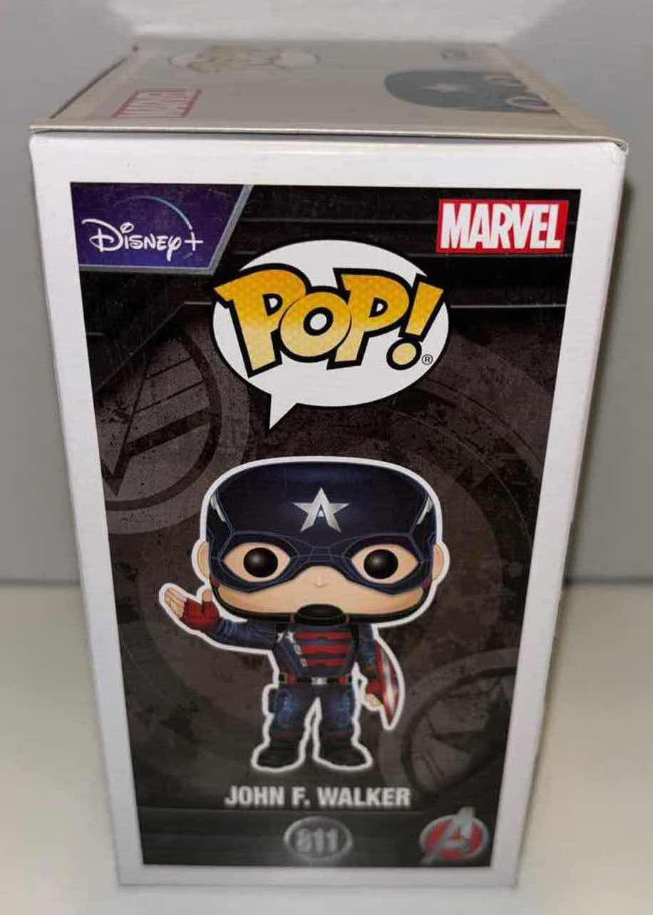 Photo 2 of NEW FUNKO POP! MARVEL BOBBLE-HEAD VINYL FIGURE, THE FALCON AND THE WINTER SOLDIER #811 JOHN F. WALKER