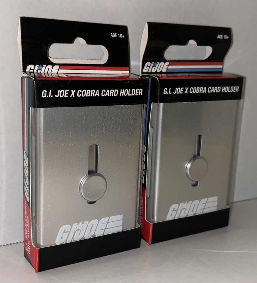 Photo 1 of NEW 2-PACK G.I. JOE X COBRA CARD HOLDER