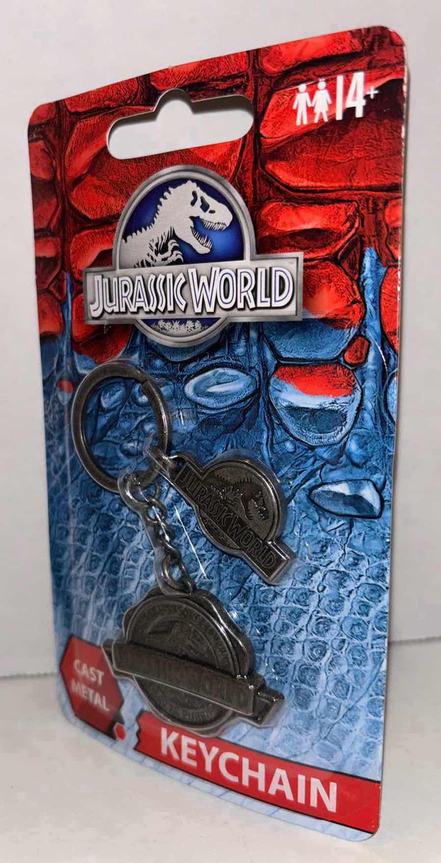 Photo 1 of NEW FACTORY ENTERTAINMENT JURASSIC WORLD CAST METAL KEYCHAIN (1)