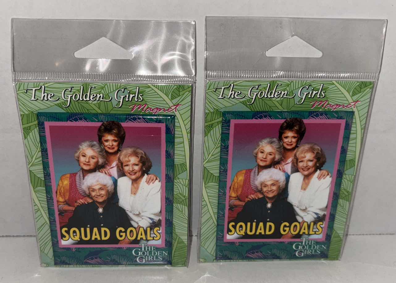 Photo 2 of NEW ATA-BOY THE GOLDEN GIRLS MAGNETS (4) & SET OF MAGNETIC BOOKMARKS