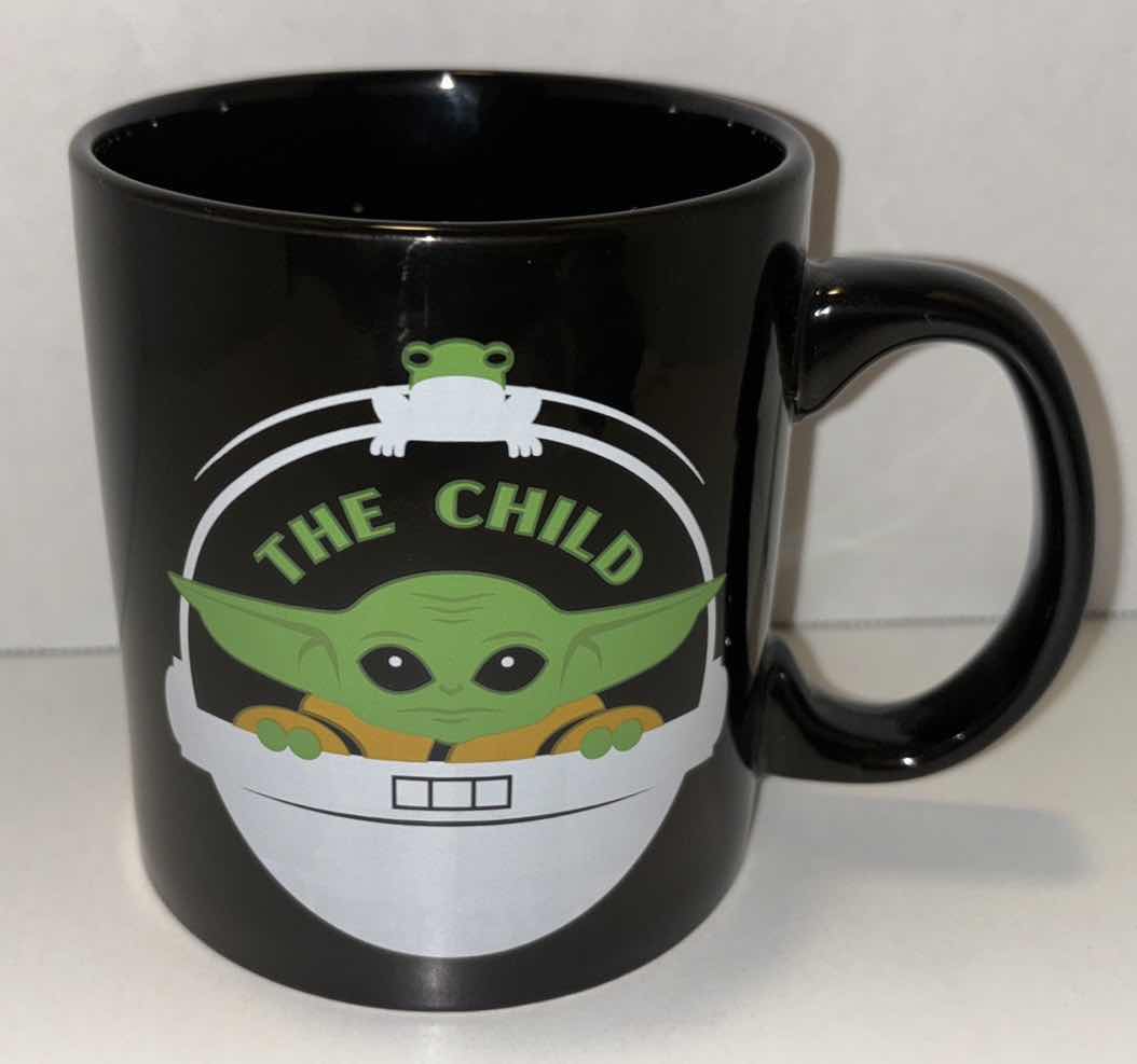 Photo 2 of NEW STAR WARS “THE CHILD” BLACK 20 OZ CERAMIC MUG (1)