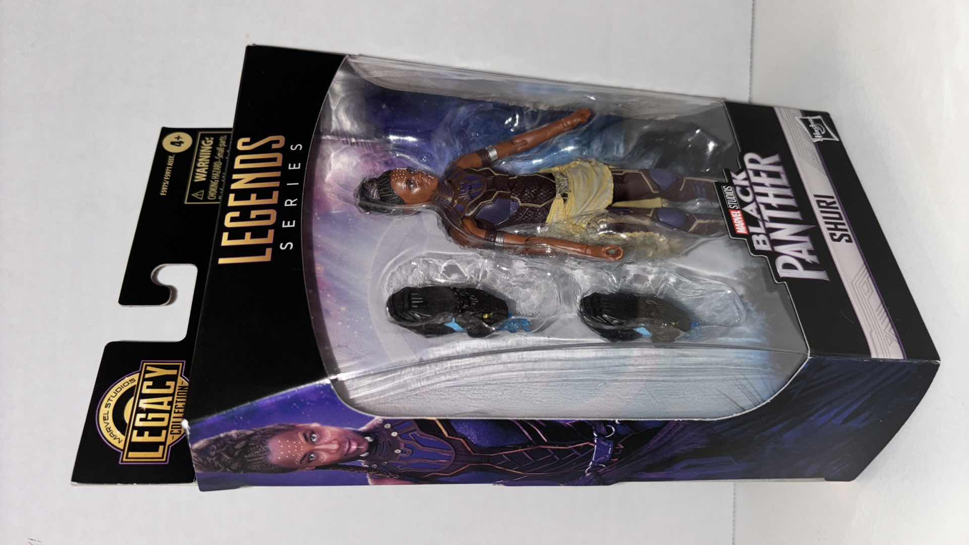 Photo 4 of NEW 2-PACK HASBRO MARVEL STUDIOS LEGACY COLLECTION LEGENDS SERIES BLACK PANTHER ACTION FIGURE & ACCESSORIES, “MARVEL’S NAKIA” & “SHURI”