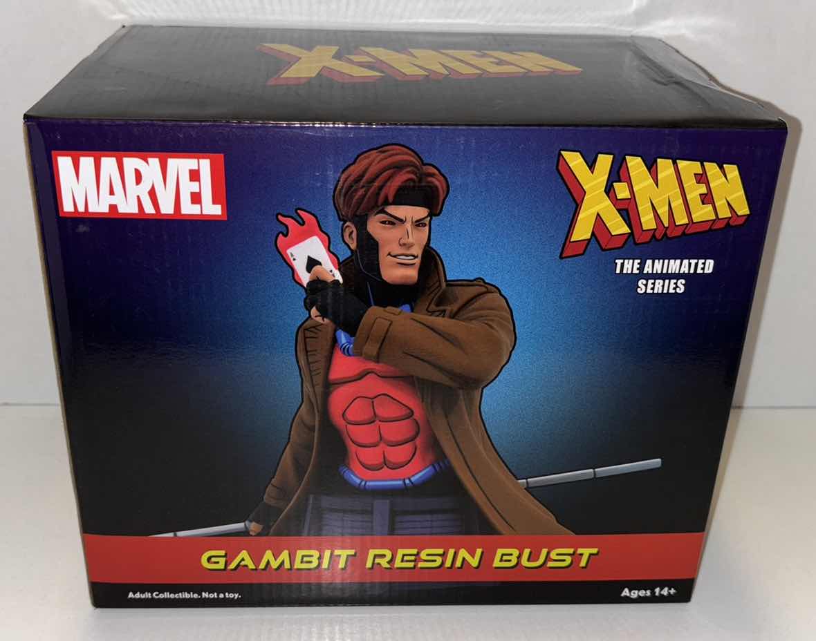 Photo 2 of NEW DIAMOND SELECT TOYS LIMITED EDITION MARVEL X-MEN “GAMBIT” 1/7 SCALE RESIN BUST (NO 1855 OF 3000)