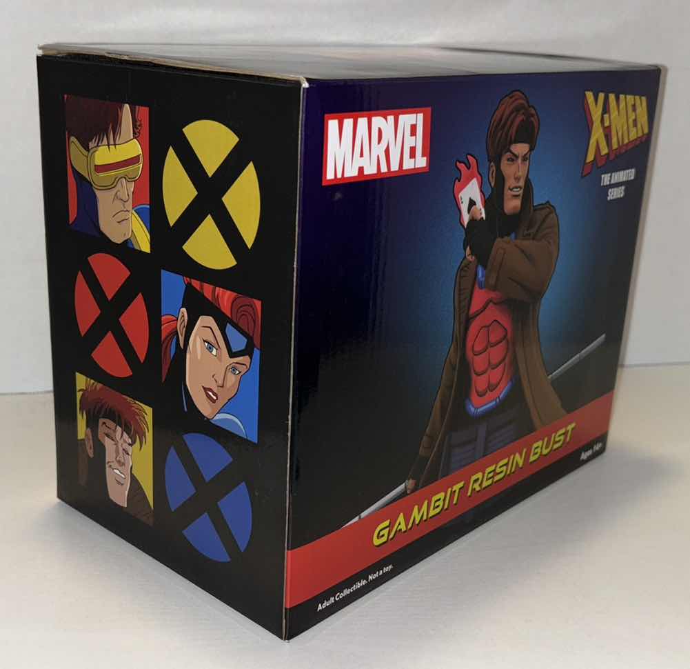 Photo 3 of NEW DIAMOND SELECT TOYS LIMITED EDITION MARVEL X-MEN “GAMBIT” 1/7 SCALE RESIN BUST (NO 1855 OF 3000)