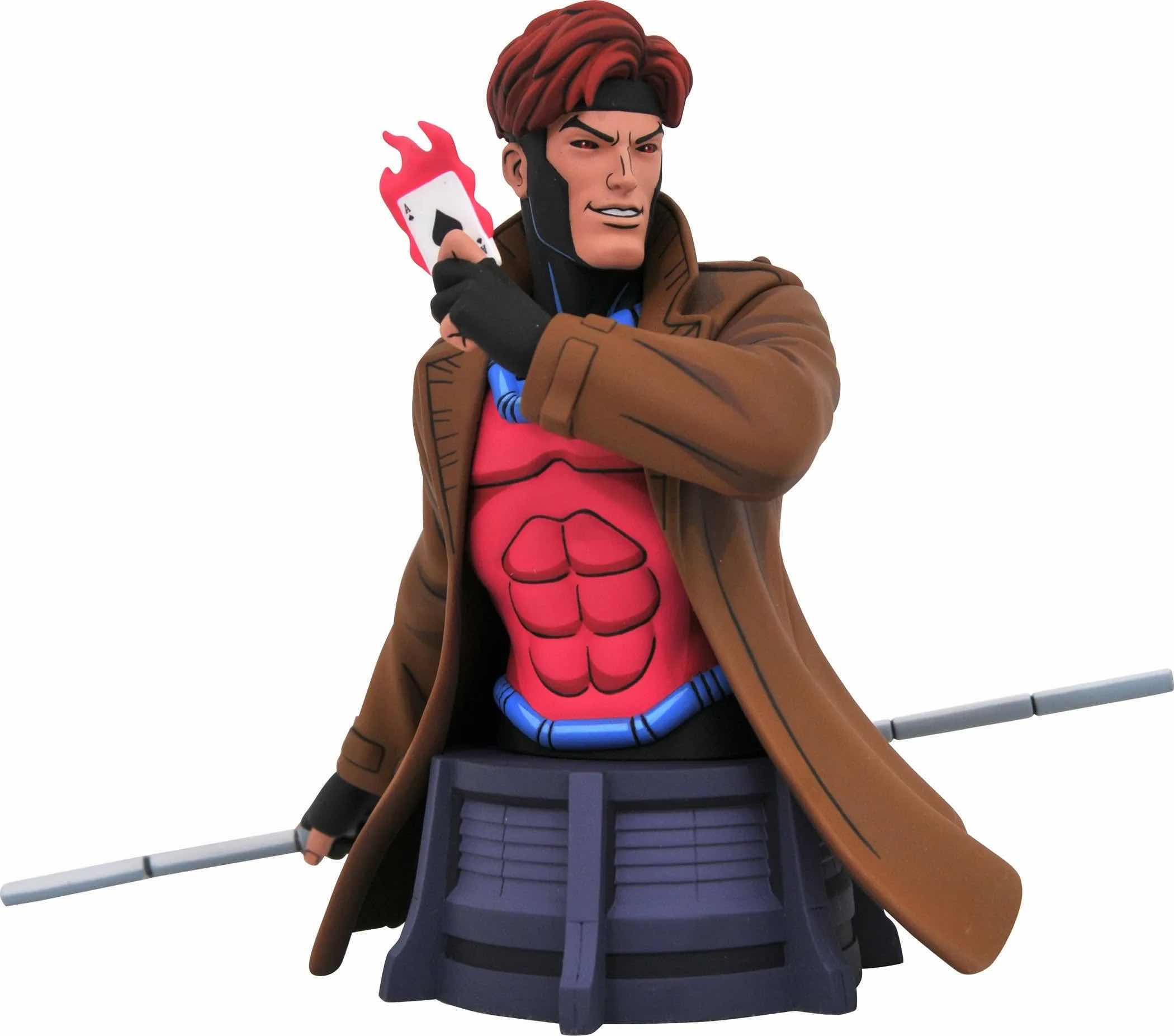 Photo 1 of NEW DIAMOND SELECT TOYS LIMITED EDITION MARVEL X-MEN “GAMBIT” 1/7 SCALE RESIN BUST (NO 1855 OF 3000)