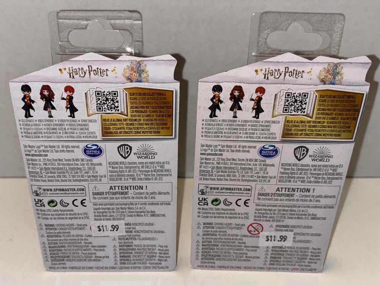 Photo 3 of NEW 2-PACK SPIN MASTER WIZARDING WORLD HARRY POTTER MAGICAL MINIS 3” FIGURE, “HERMIONE GRANGER” & “RON WEASLEY”