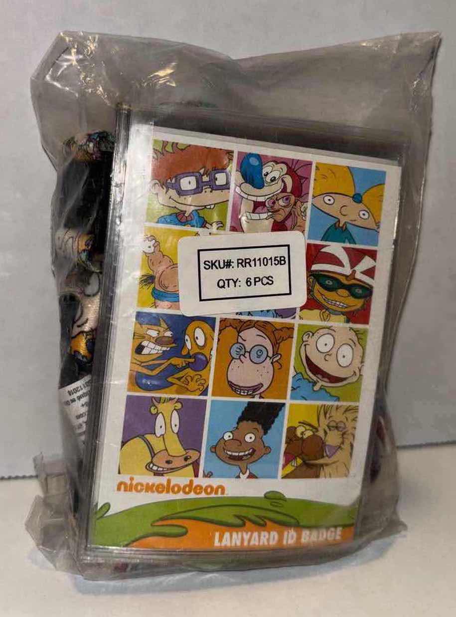 Photo 2 of NEW NICKELODEON THE RUGRATS LANYARD ID BADGE W PVC CHARM, PACK OF 6