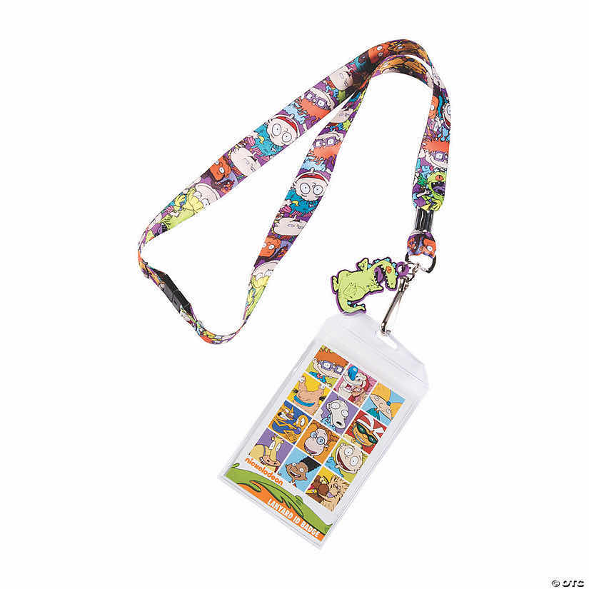 Photo 1 of NEW NICKELODEON THE RUGRATS LANYARD ID BADGE W PVC CHARM, PACK OF 6