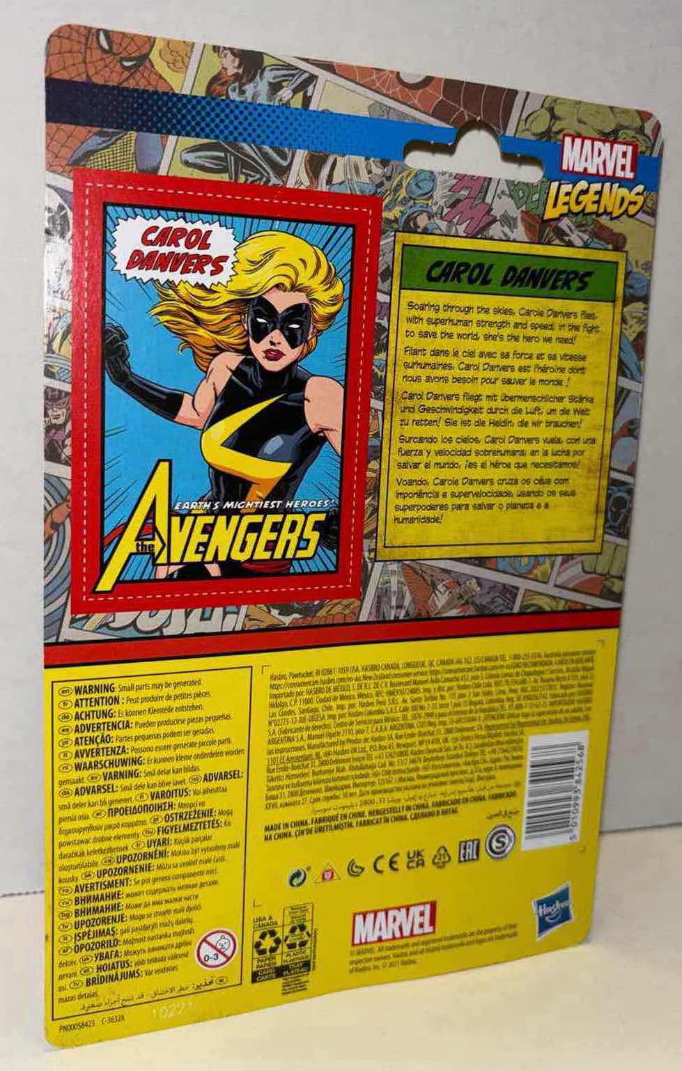 Photo 2 of NEW HASBRO KENNER MARVEL LEGENDS 3.75” ACTION FIGURE, THE AVENGERS “CAROL DANVERS”