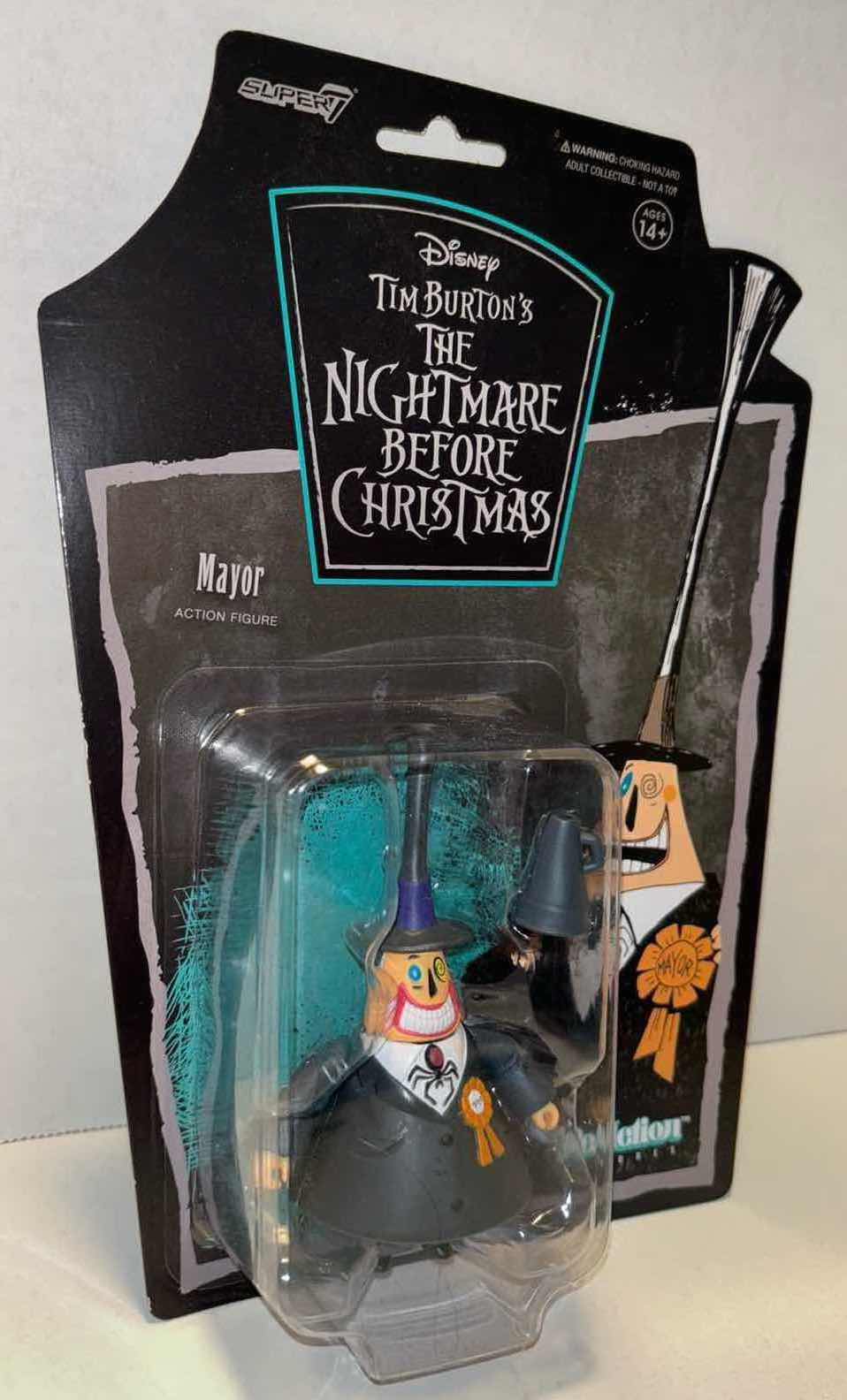 Photo 1 of NEW SUPER7 REACTION FIGURES THE NIGHTMARE BEFORE CHRISTMAS ACTION FIGURE, “MAYOR”