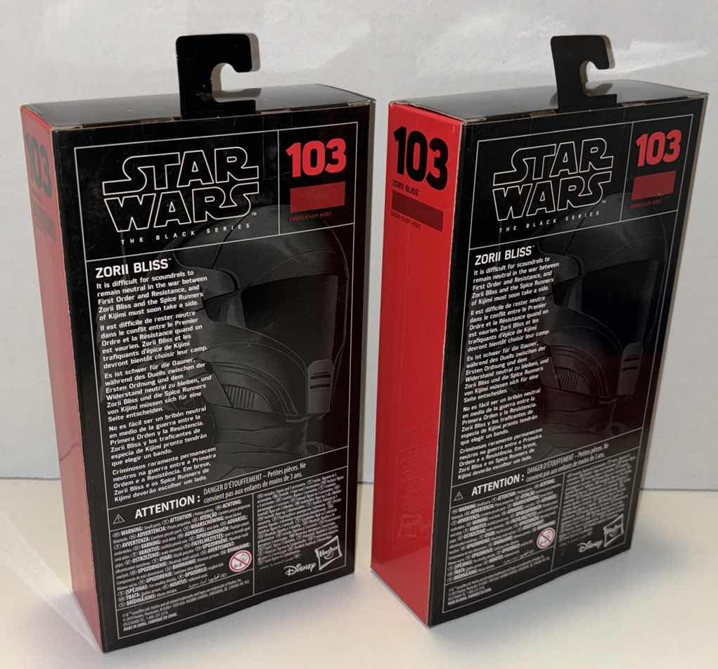 Photo 2 of NEW 2-PACK HASBRO STAR WARS THE BLACK SERIES ACTION FIGURE & ACCESSORIES, #103 “ZORII BLISS”