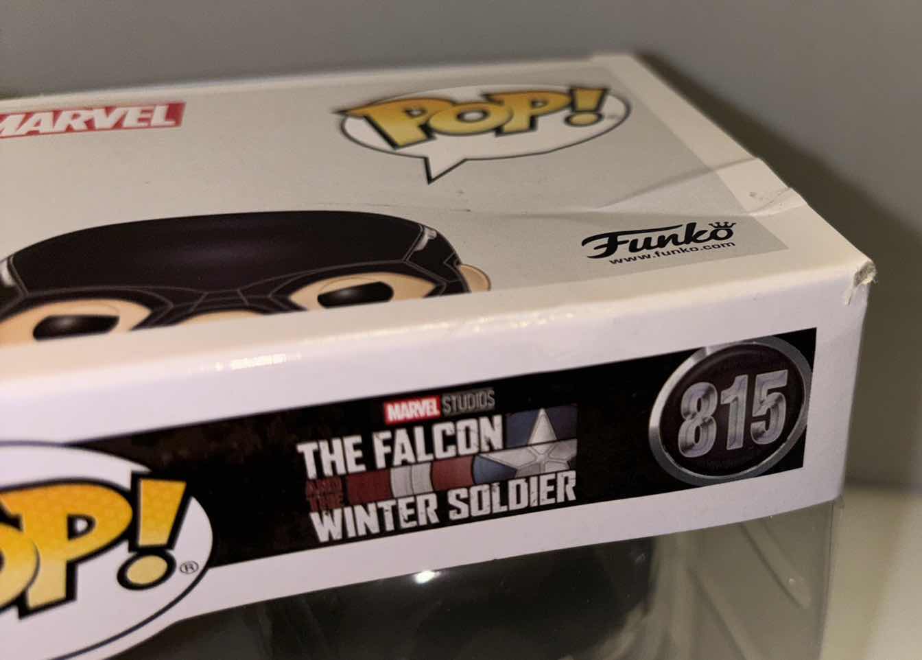 Photo 5 of NEW 2-PACK FUNKO POP! MARVEL STUDIOS VINYL FIGURE, THE FALCON AND THE WINTER SOLDIER #815 US AGENT