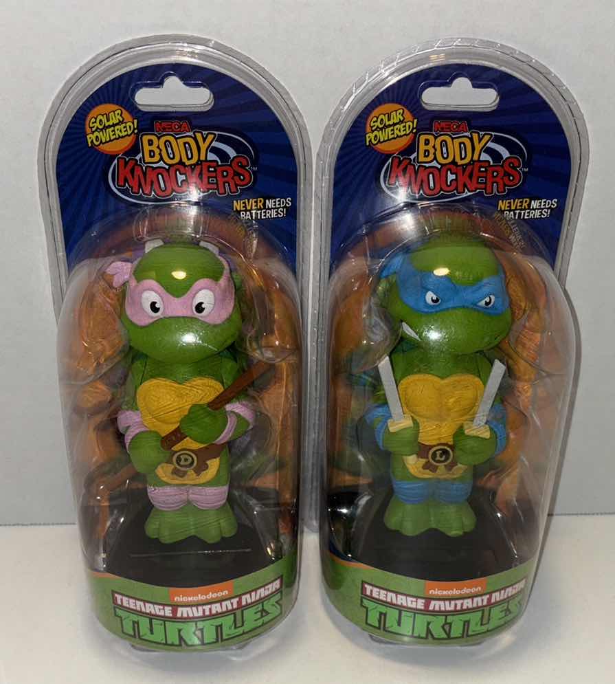 Photo 1 of NEW 2-PACK NECA BODY KNOCKERS TMNT, DONATELLO & LEONARDO