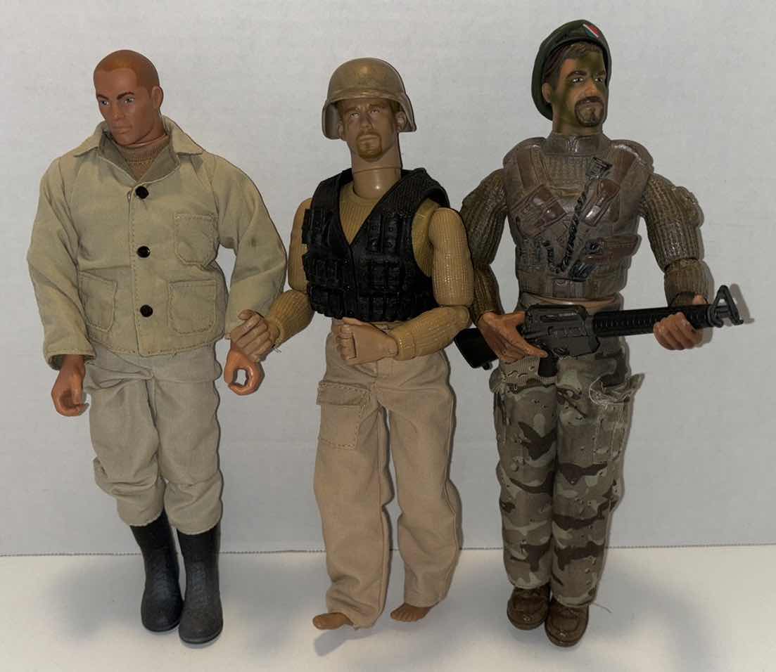 Photo 1 of 12” SOLDIER ACTION FIGURES (3)