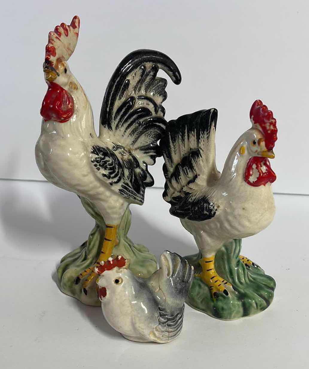 Photo 1 of VINTAGE LEFTON HANDPAINTED COCKS