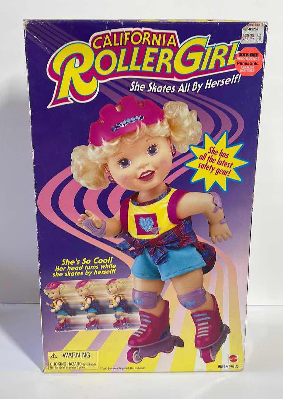 Photo 1 of NIB VINTAGE CALIFORNIA ROLLER GIRL NOS 