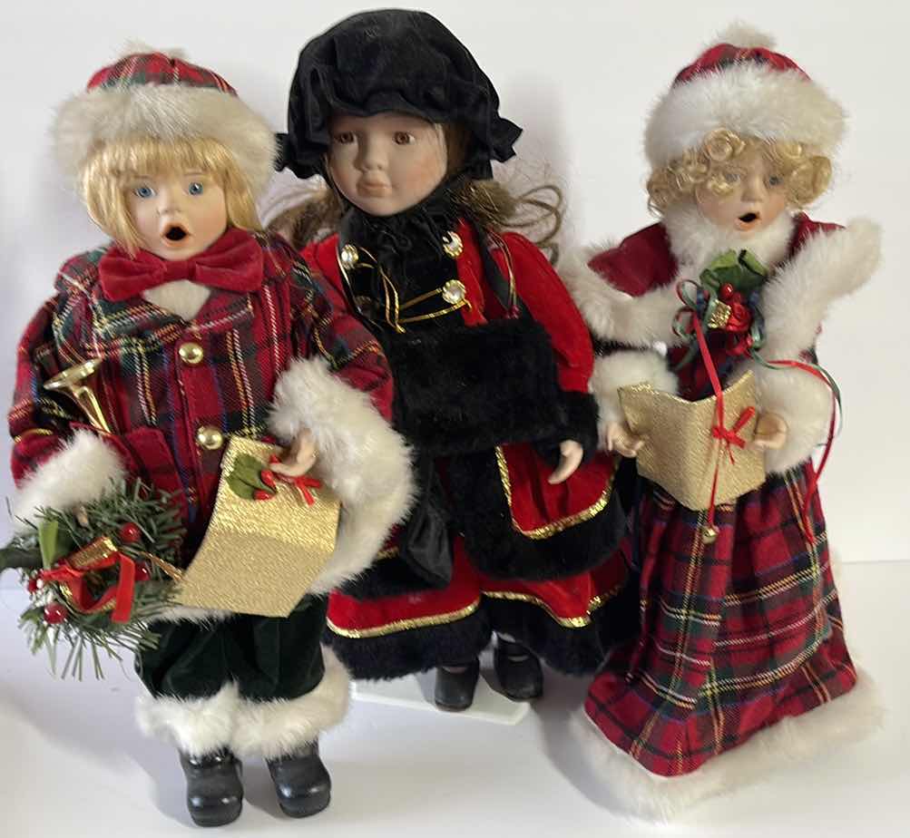 Photo 1 of VINTAGE CHRISTMAS PORCELAIN DOLLS