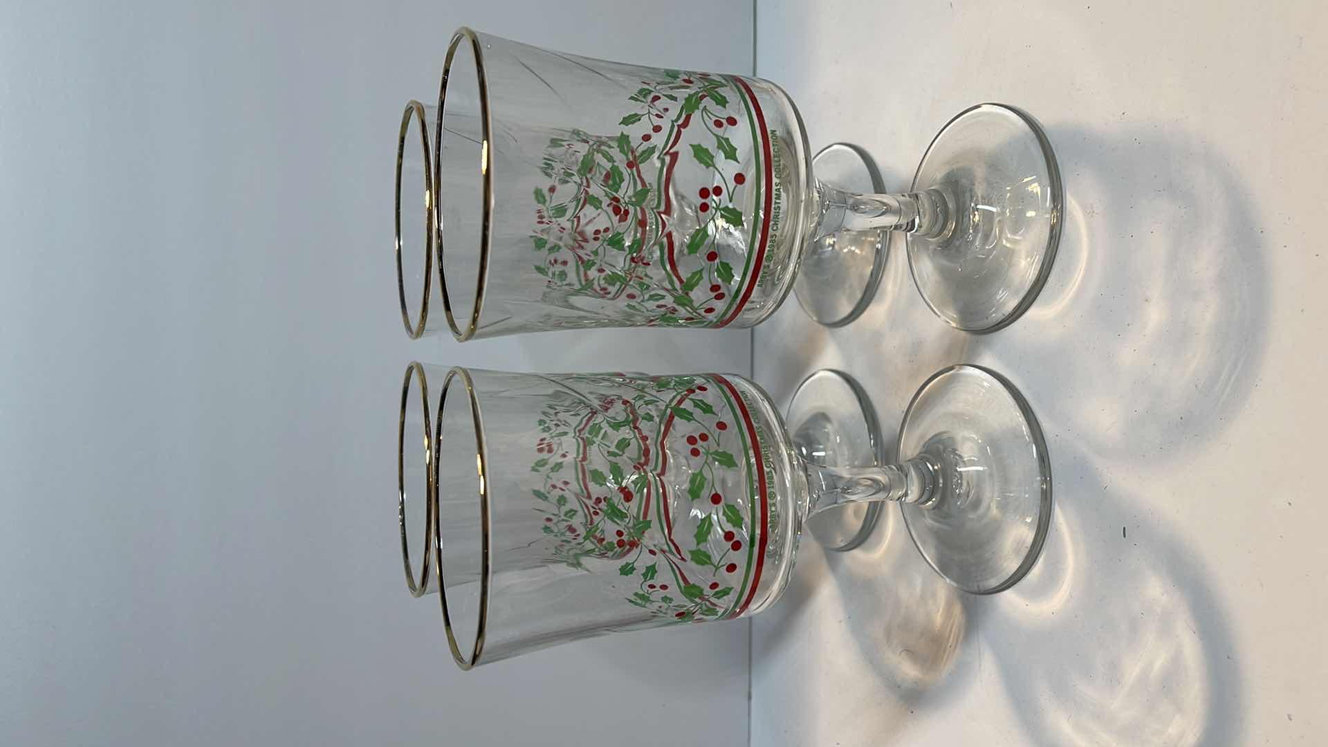 Photo 2 of VINTAGE ARBYS CHRISTMAS GLASSES