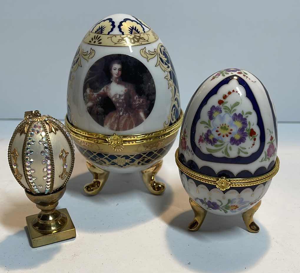 Photo 1 of PORCELAIN EGG TRINKET BOX AND MORE