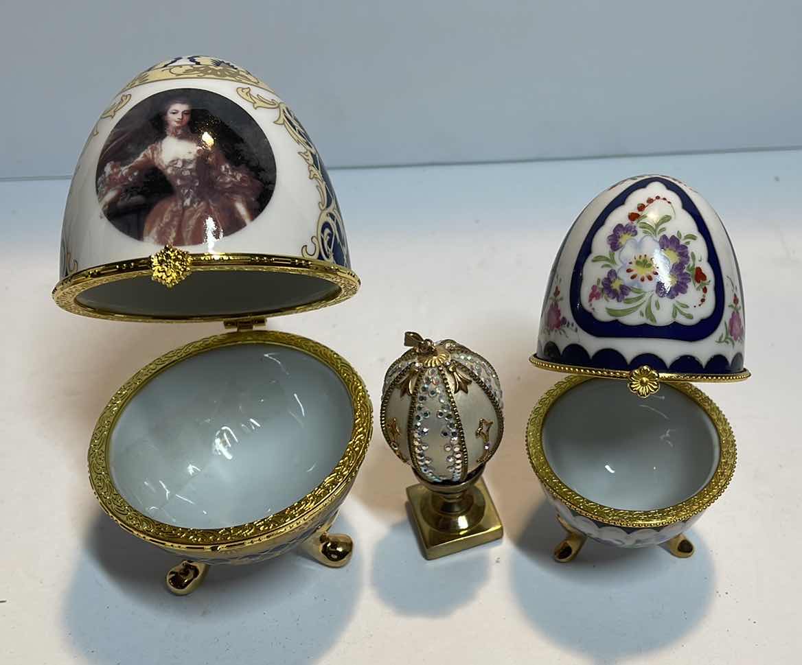 Photo 3 of PORCELAIN EGG TRINKET BOX AND MORE