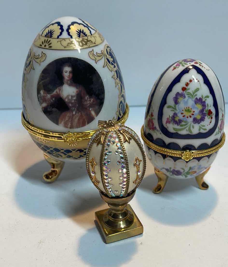 Photo 2 of PORCELAIN EGG TRINKET BOX AND MORE