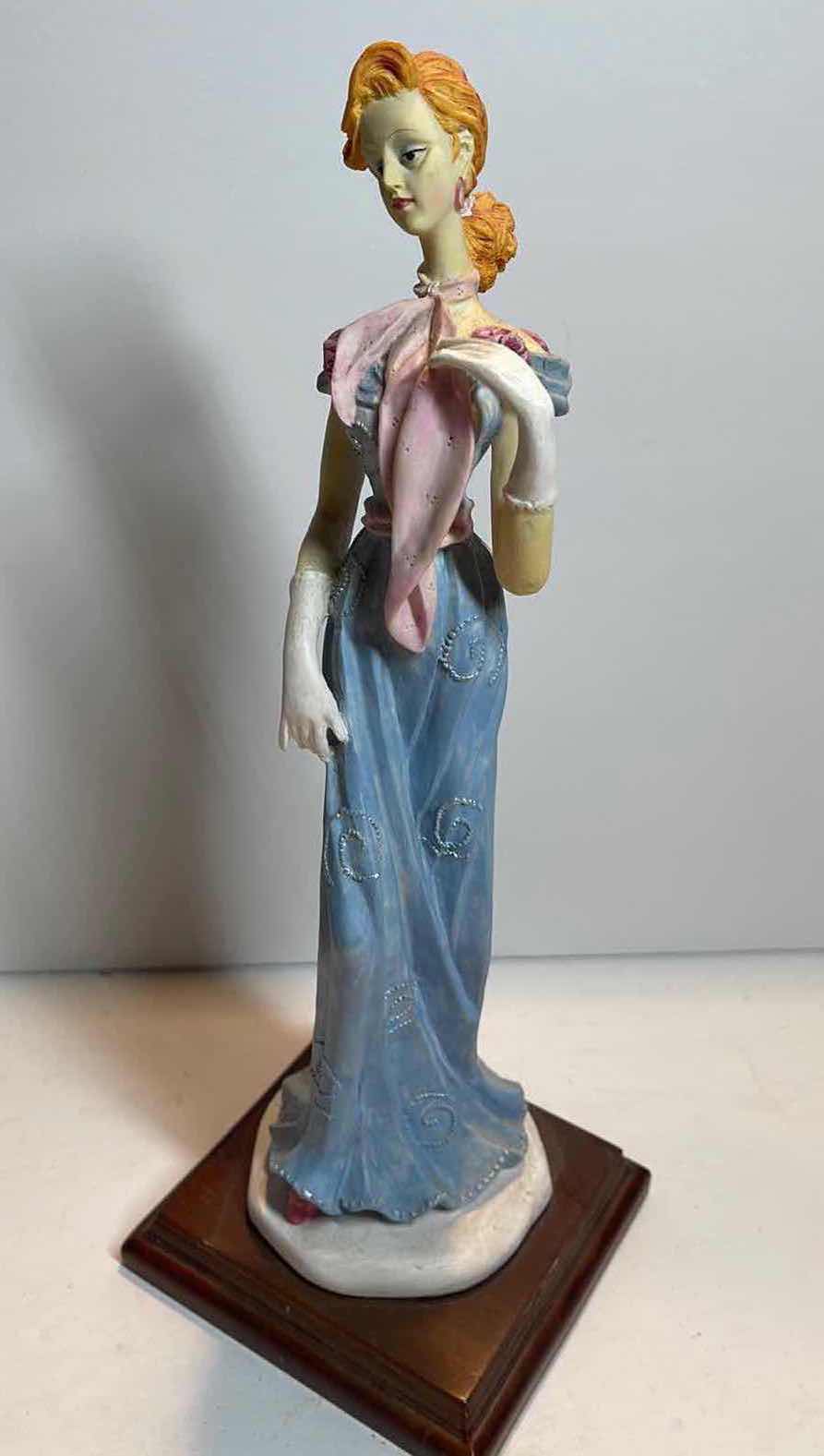 Photo 4 of ART DECO STYLE RESIN LADY FIGURINES