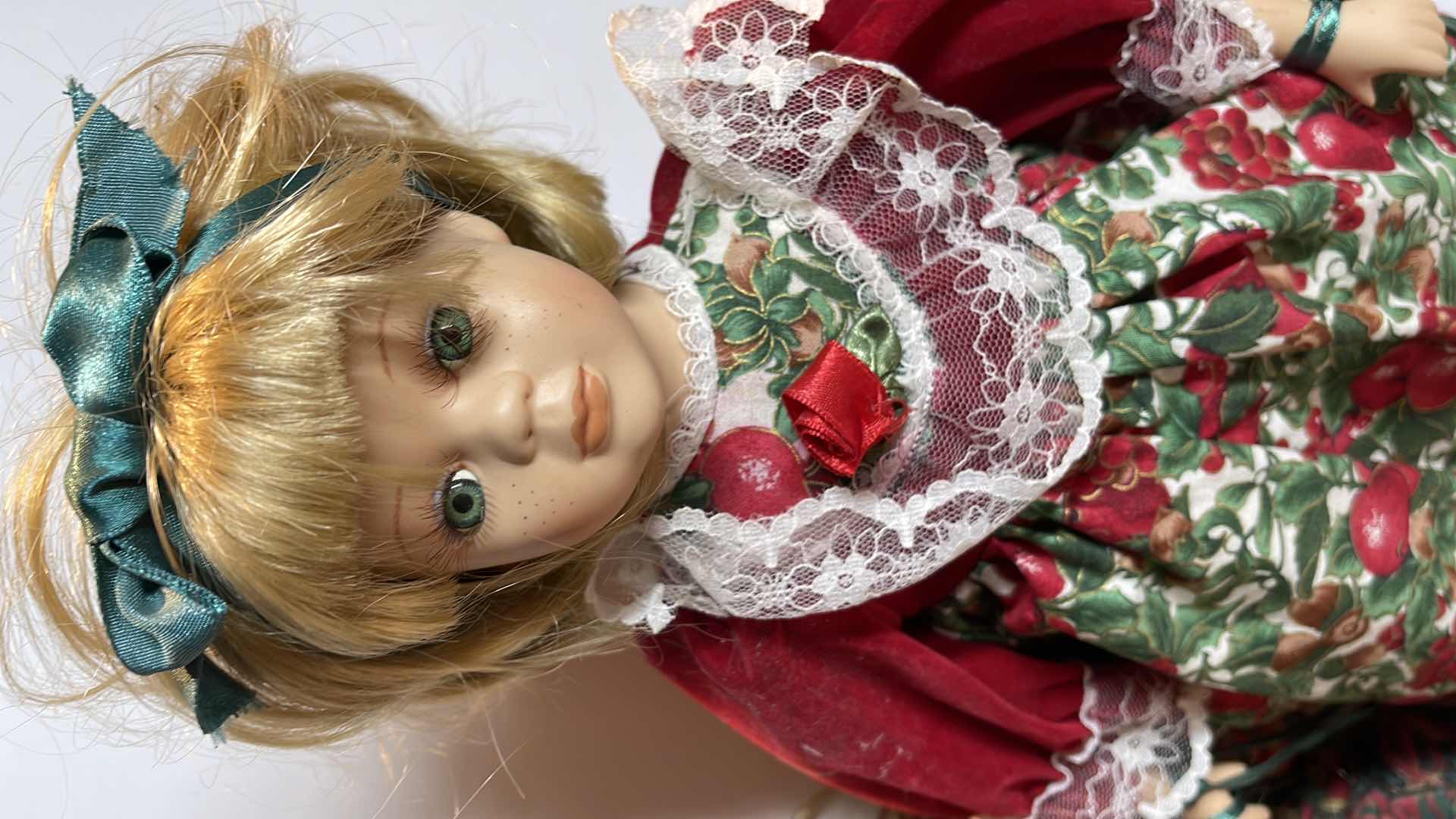 Photo 3 of VINTAGE PORCELAIN CHRISTMAS DOLLS