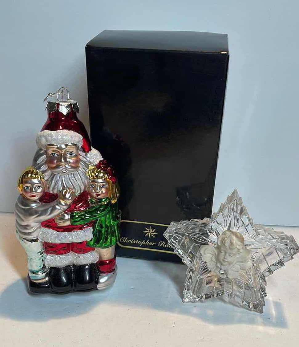 Photo 1 of CHRISTOPHER RADKO COLLECTABLE HANDBLOWN ORNAMENT W/ BOX