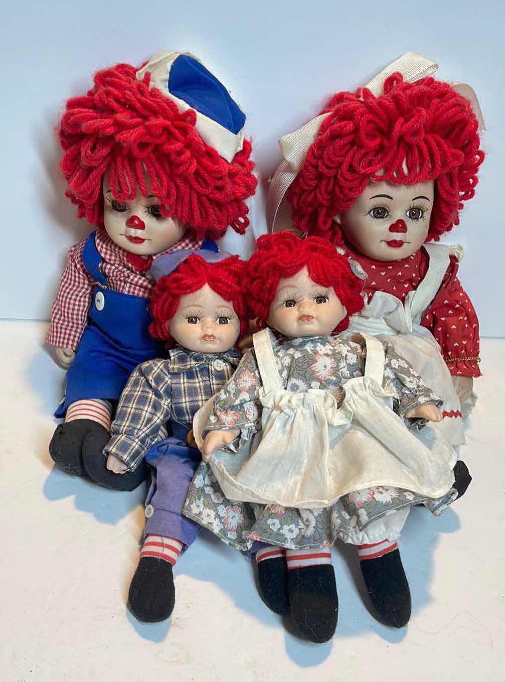 Photo 1 of RAGGED& ANDY PORCELAIN FACE DOLLS