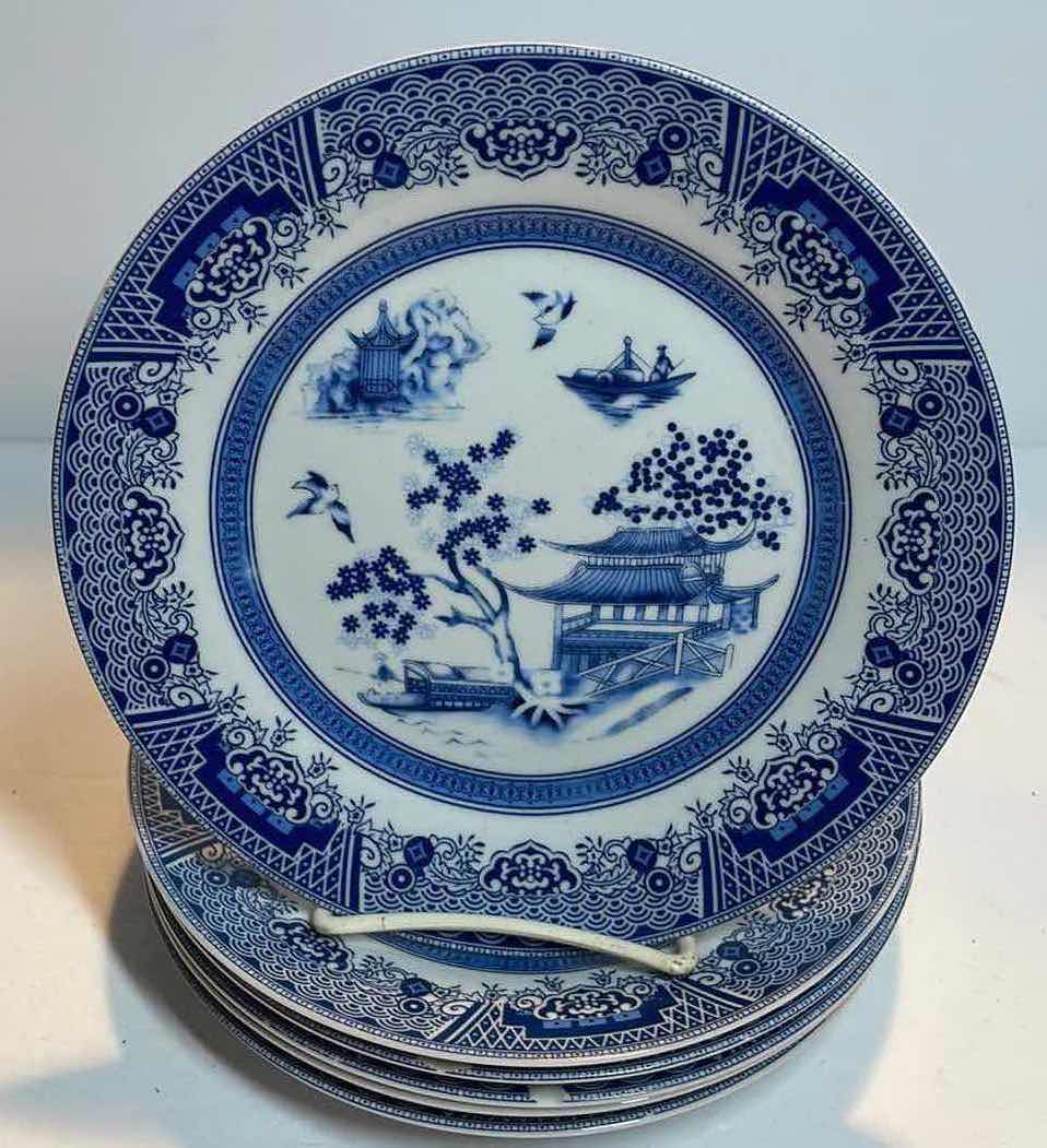 Photo 1 of sORCELAIN LUNCH PLATES MORE OF THIS COLLECTION IN AUCTION