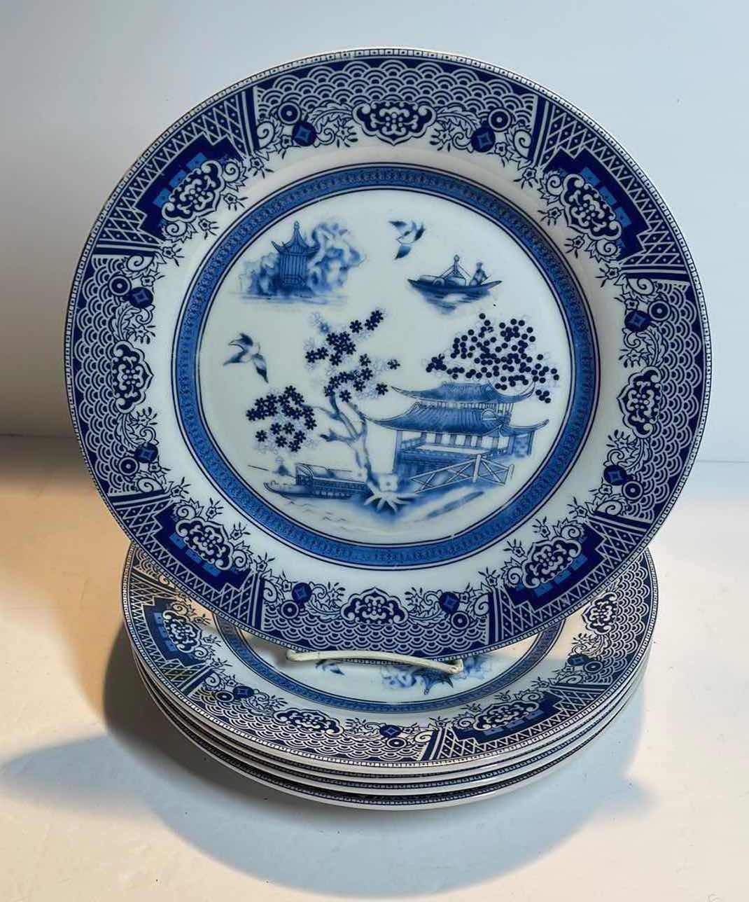 Photo 1 of CHINESE GARDEN DINNER PLATES BY EMRALD - MORE OF THIS COLLECTION IN AUCTION