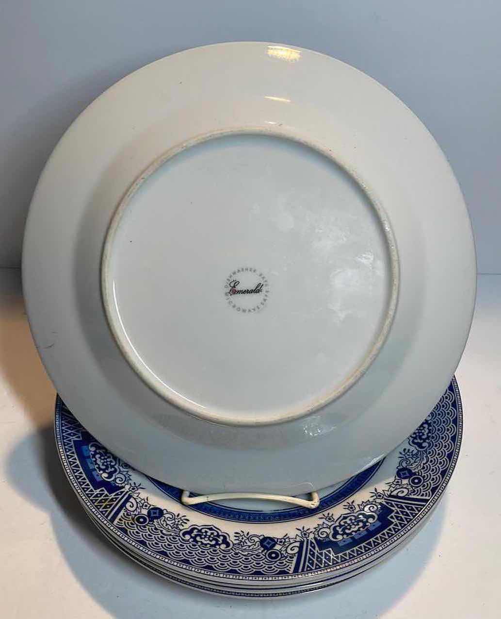 Photo 3 of CHINESE GARDEN DINNER PLATES BY EMRALD - MORE OF THIS COLLECTION IN AUCTION