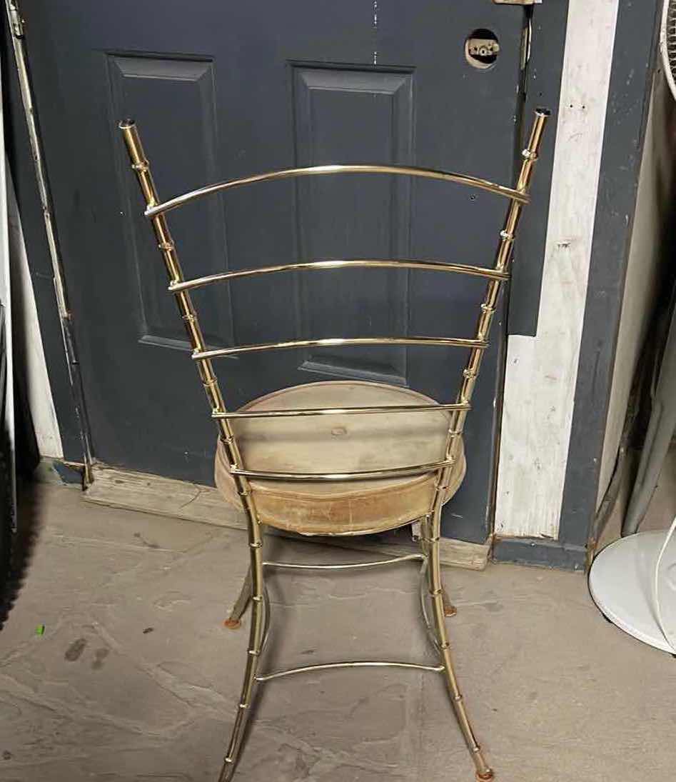 Photo 3 of ART DECO BRASS CHAIR