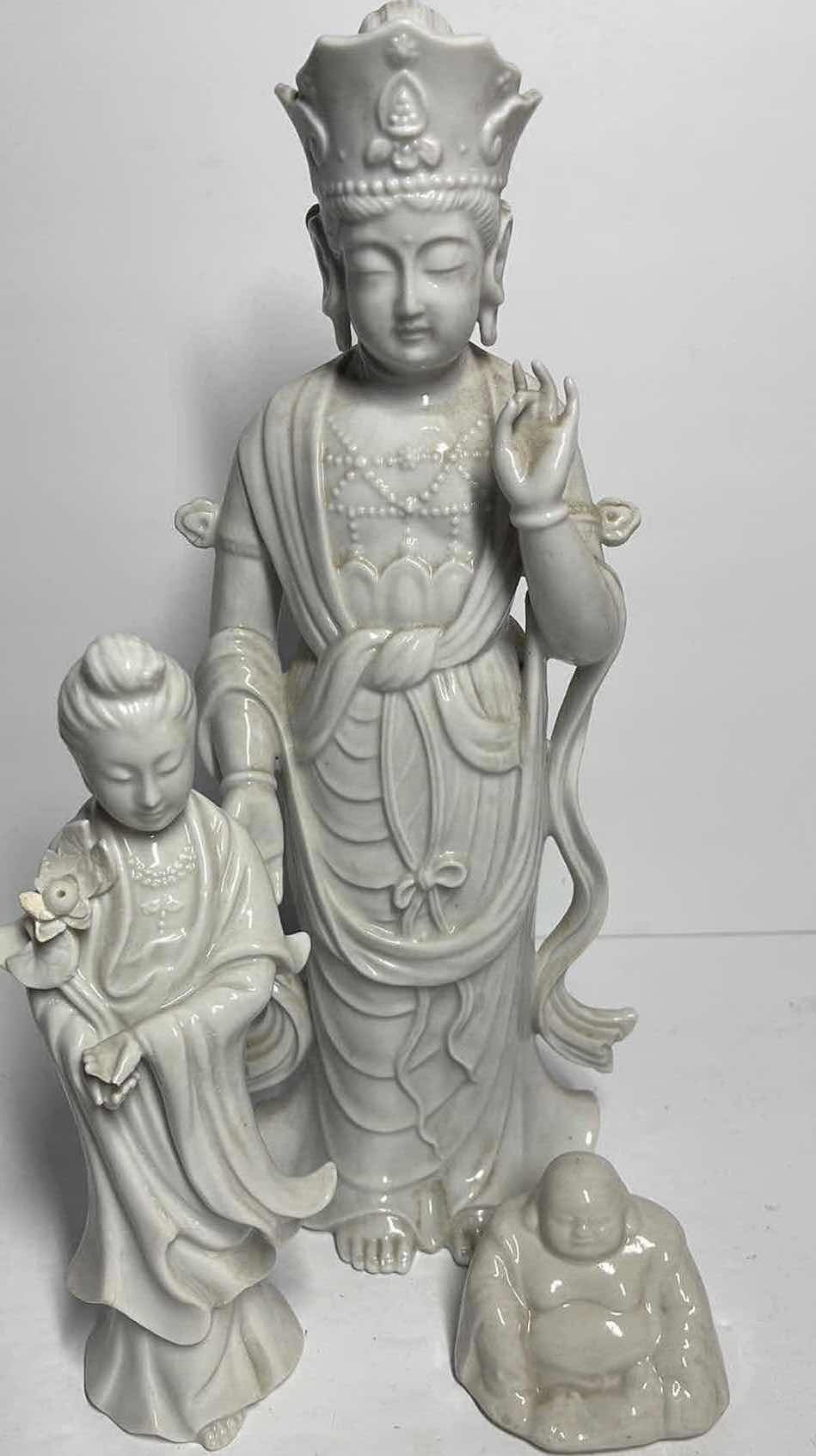 Photo 1 of SERENE & LOVELY “BLANC DE CHINE QUAN YIN “ HIGHLY DETAILED H-12”