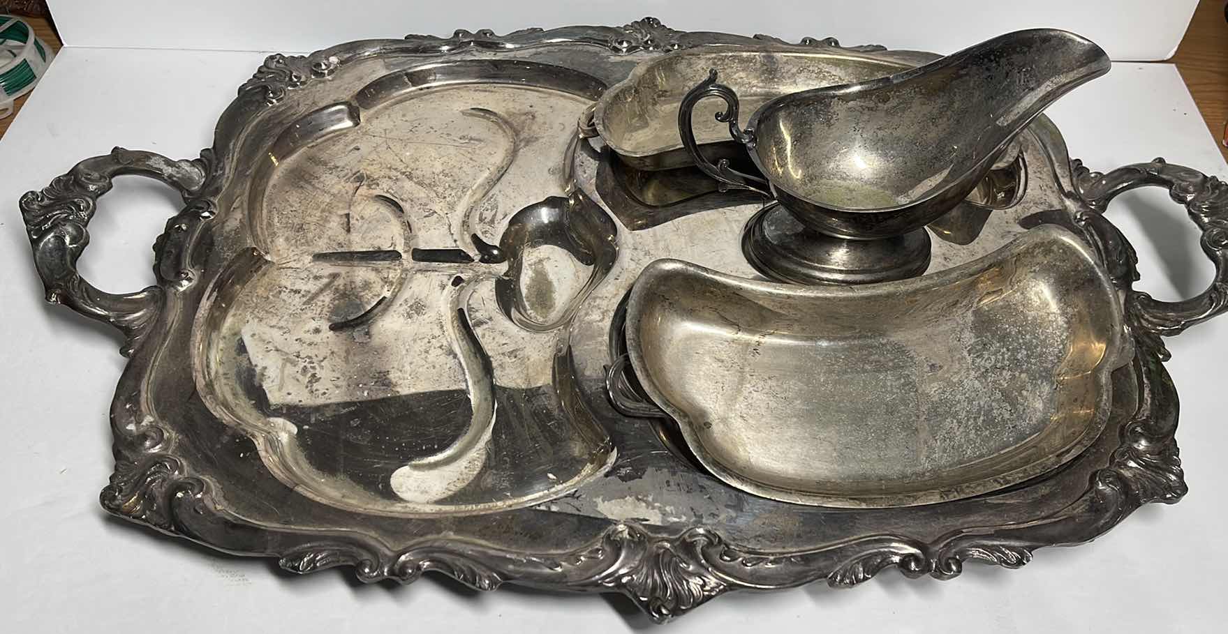 Photo 4 of COLLECTION OF SILVER PLATE ITEMS