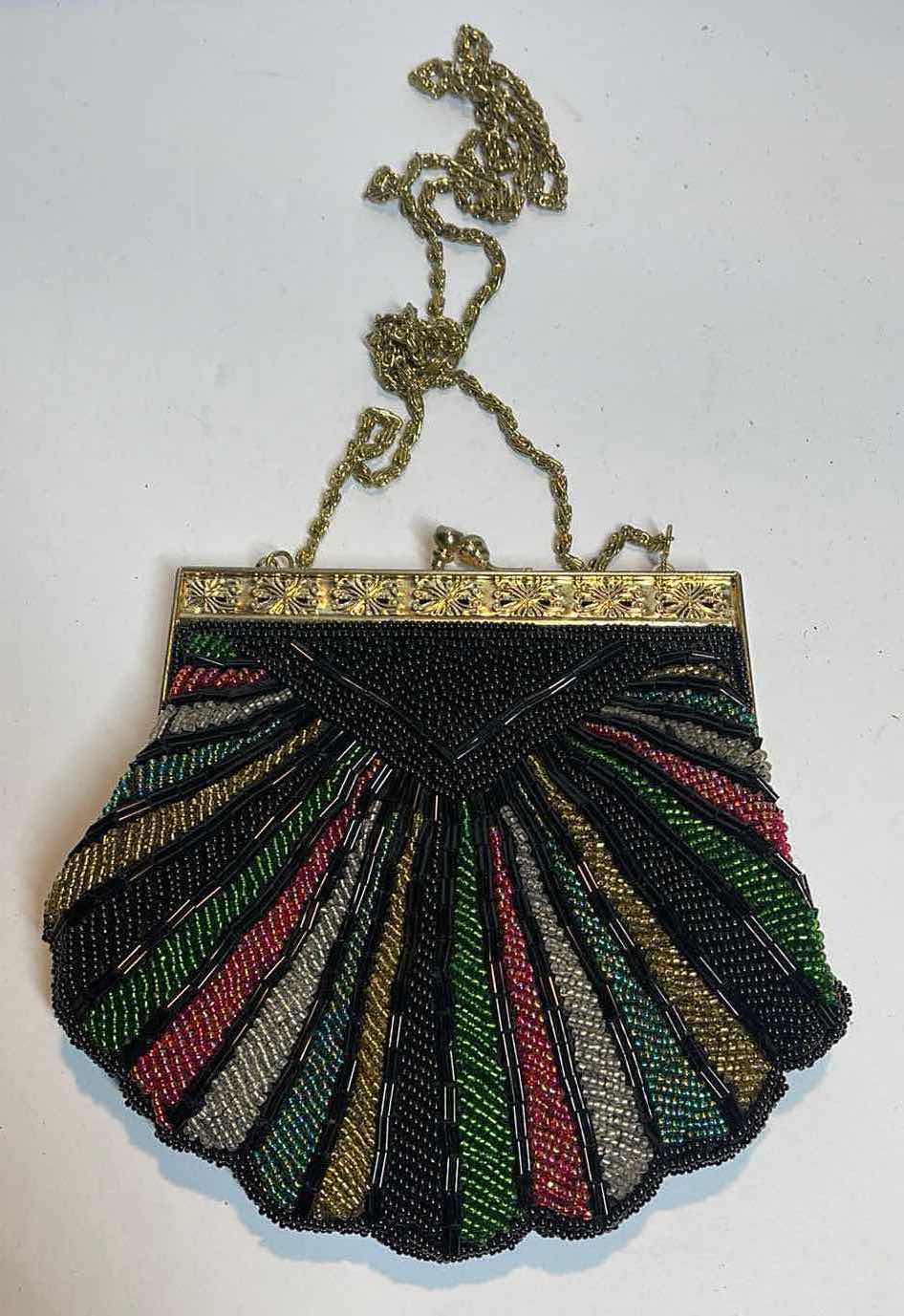 Photo 1 of CAROLYN BARTON BEADED SEASHELL PURSE