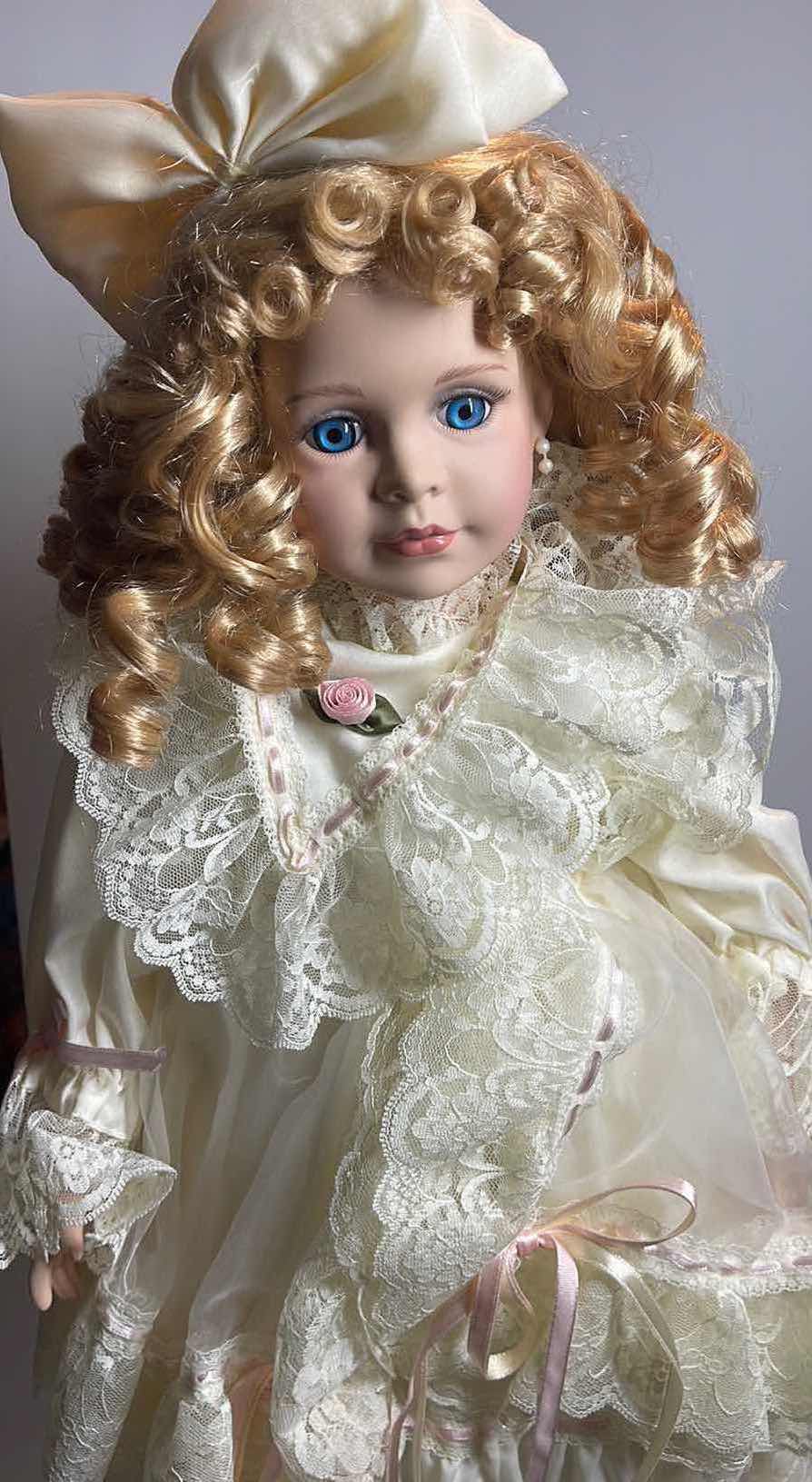 Photo 4 of TIMELESS 3/2500 PORCELAIN DOLL W/ COA AND BOX