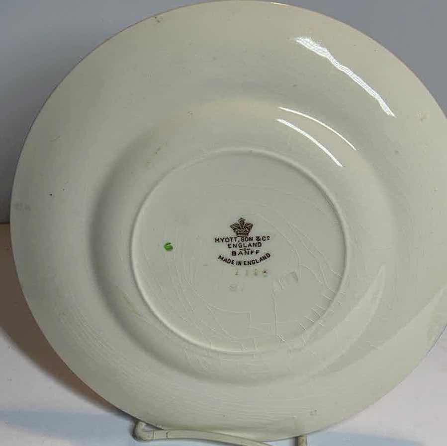 Photo 3 of MYOTT, SON & CO. LUNCH PLATES - MORE OF THIS COLLECTION IN AUCTION