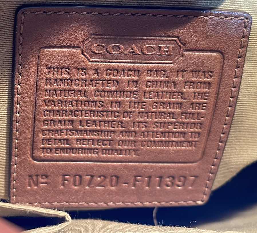 Photo 6 of AUTHENTIC COACH FALL CLASSIC LEATHER TOTE