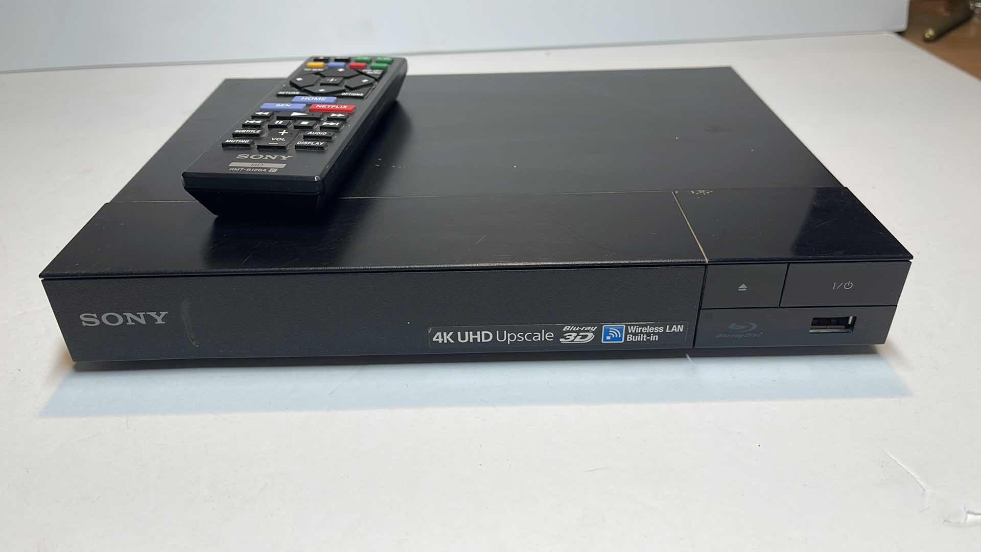 Photo 1 of SONY BLU-RA PLAYER / DVD PLAYER MODEL # BDP-S6500