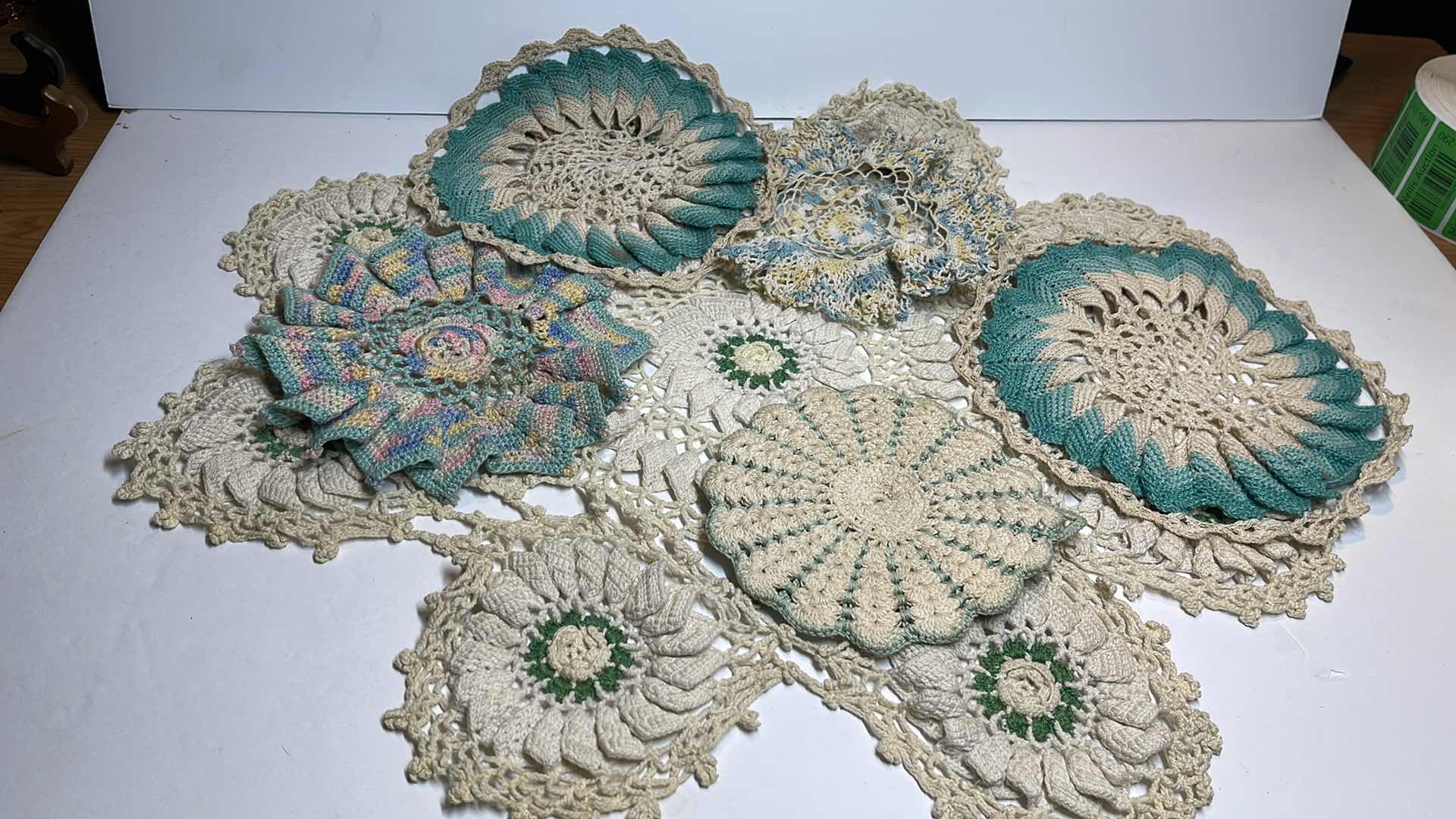 Photo 4 of VINTAGE SERVING DISHES AND HANDCRAFTED DOILIES