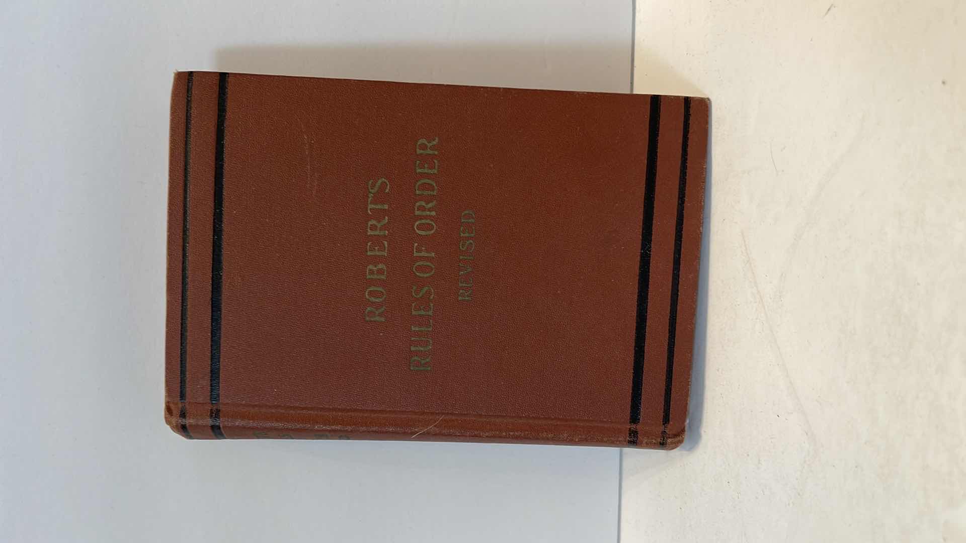 Photo 1 of VINTAGE ROBERTS "RULES OF ORDER" REVISED BOOK