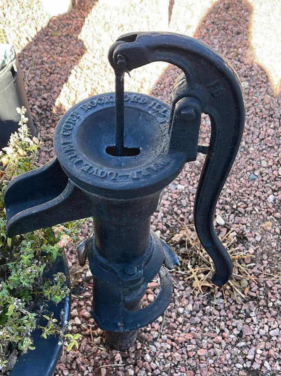 Photo 1 of IRON OUTDOOR WATERING PUMP