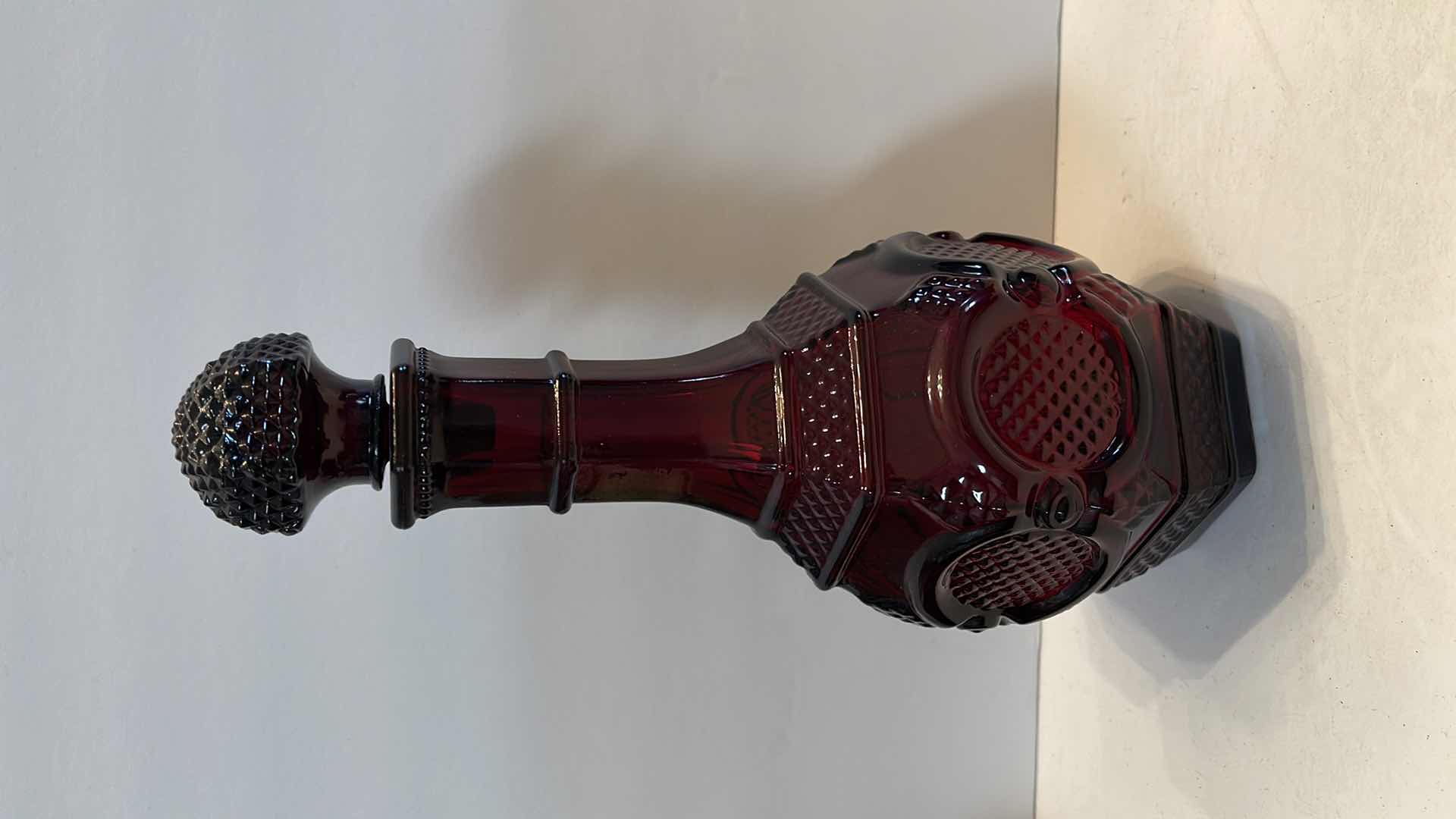 Photo 2 of 2- AVON RUBY RED GLASS COLLECTIBLE'S