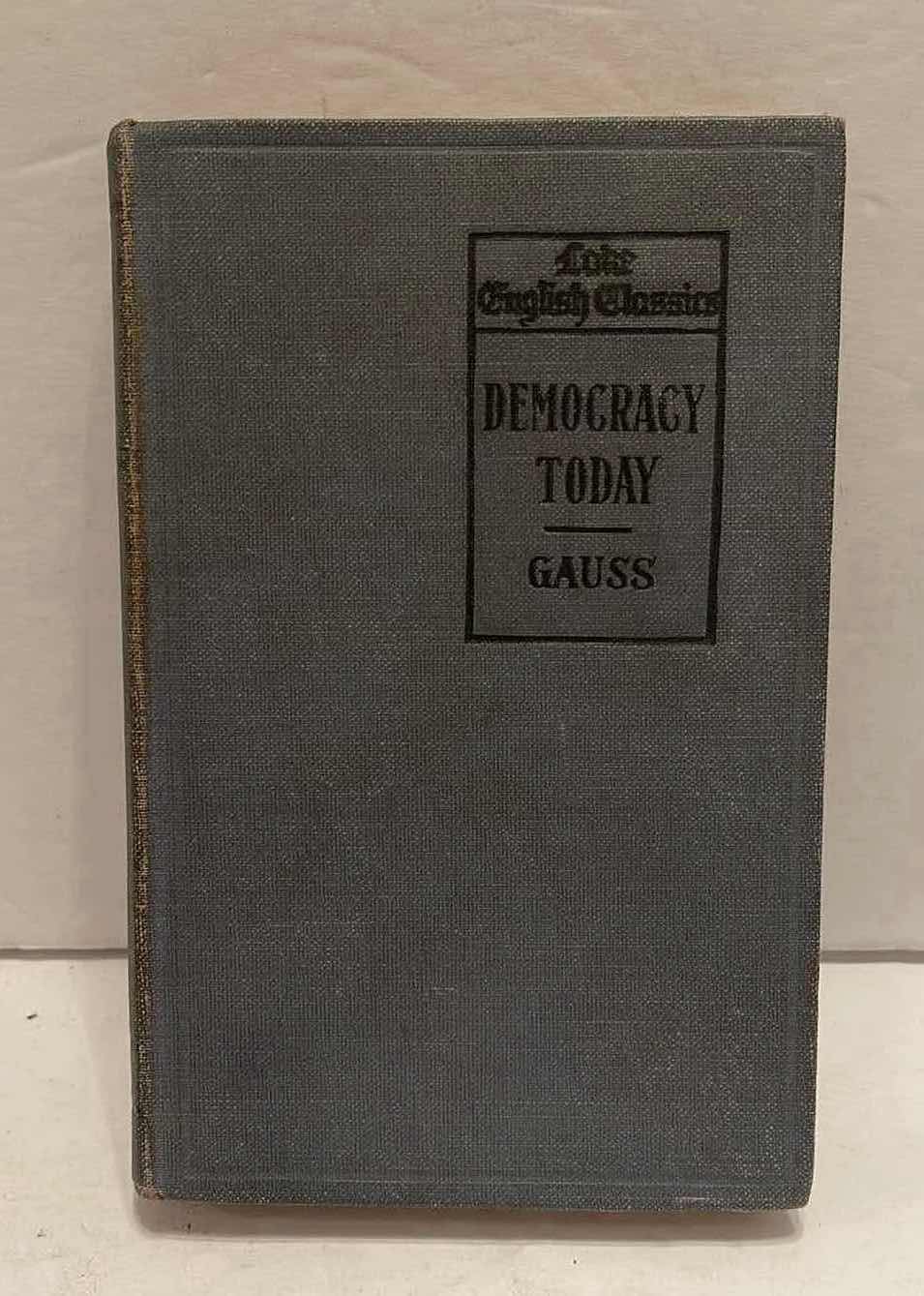 Photo 1 of DEMOCRACY TODAY  BY WOODROW WILSON