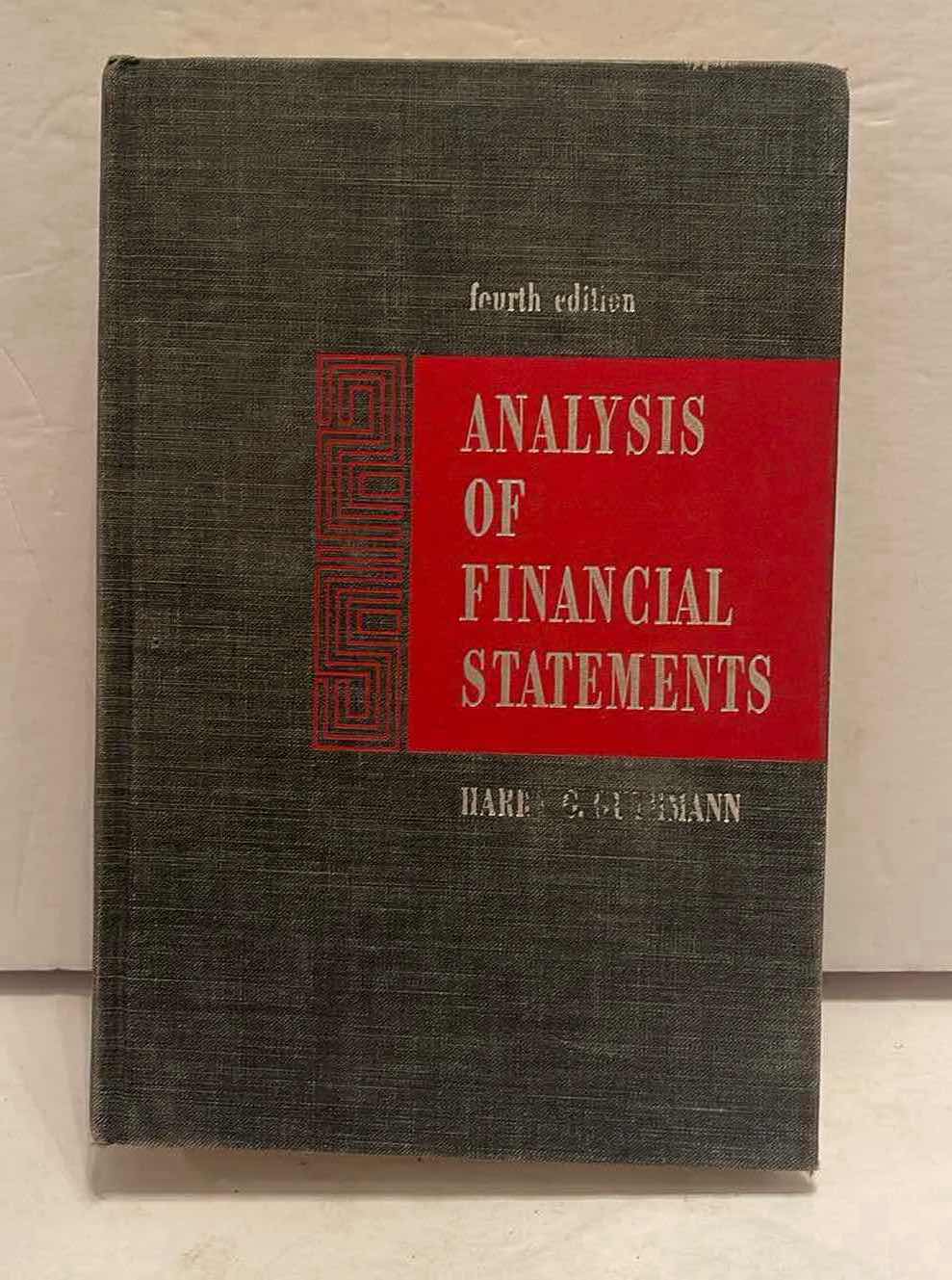 Photo 1 of ANALYSTS OF FINANCIAL DECISIONS 4TH EDITION BY LEOPOLD BERNSTEIN
