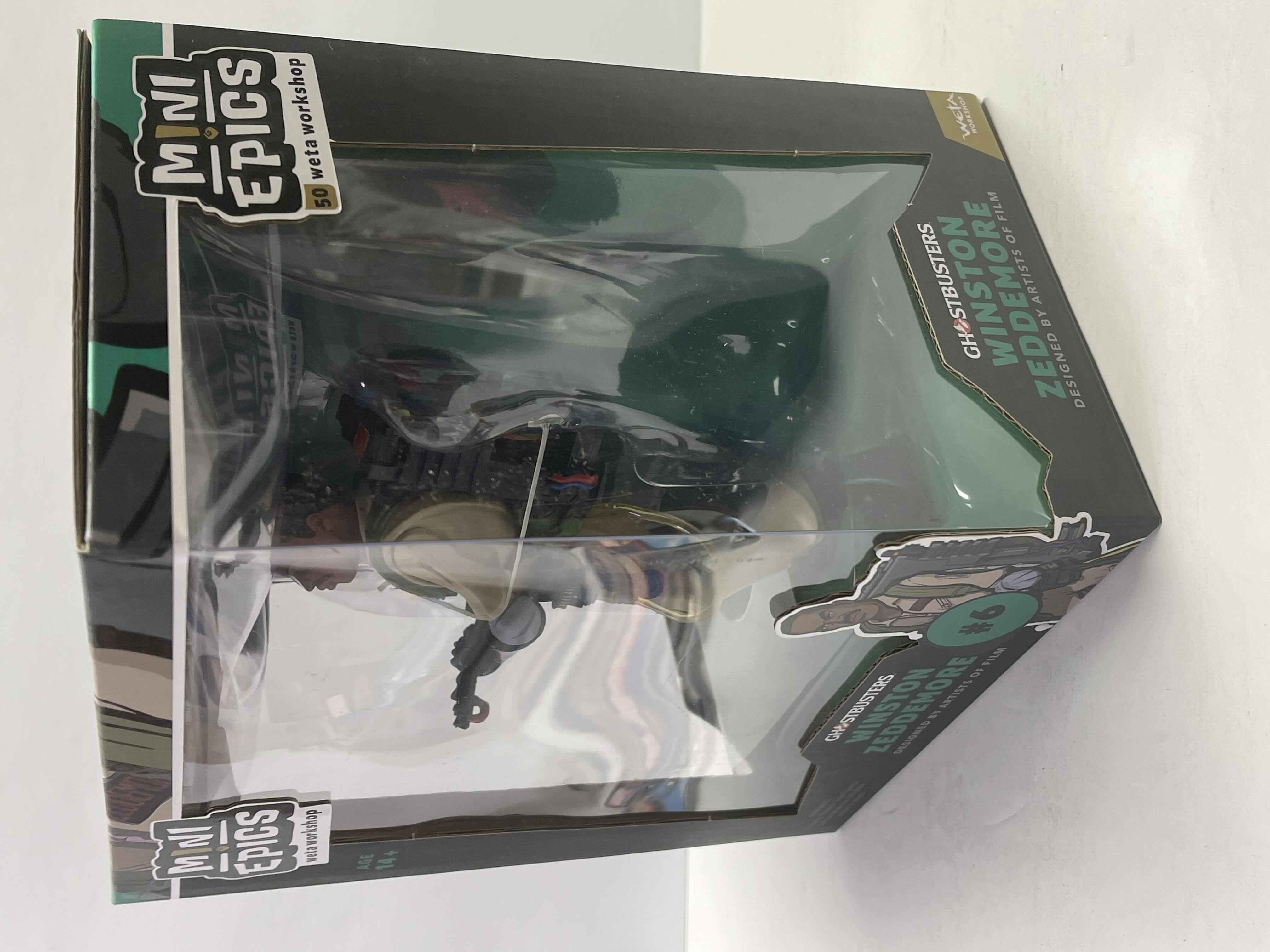 Photo 2 of NIB MINI EPICS WETA WORKSHOP GHOSTBUSTERS “WINSTON ZEDDEMORE” - RETAIL PRICE $24.99