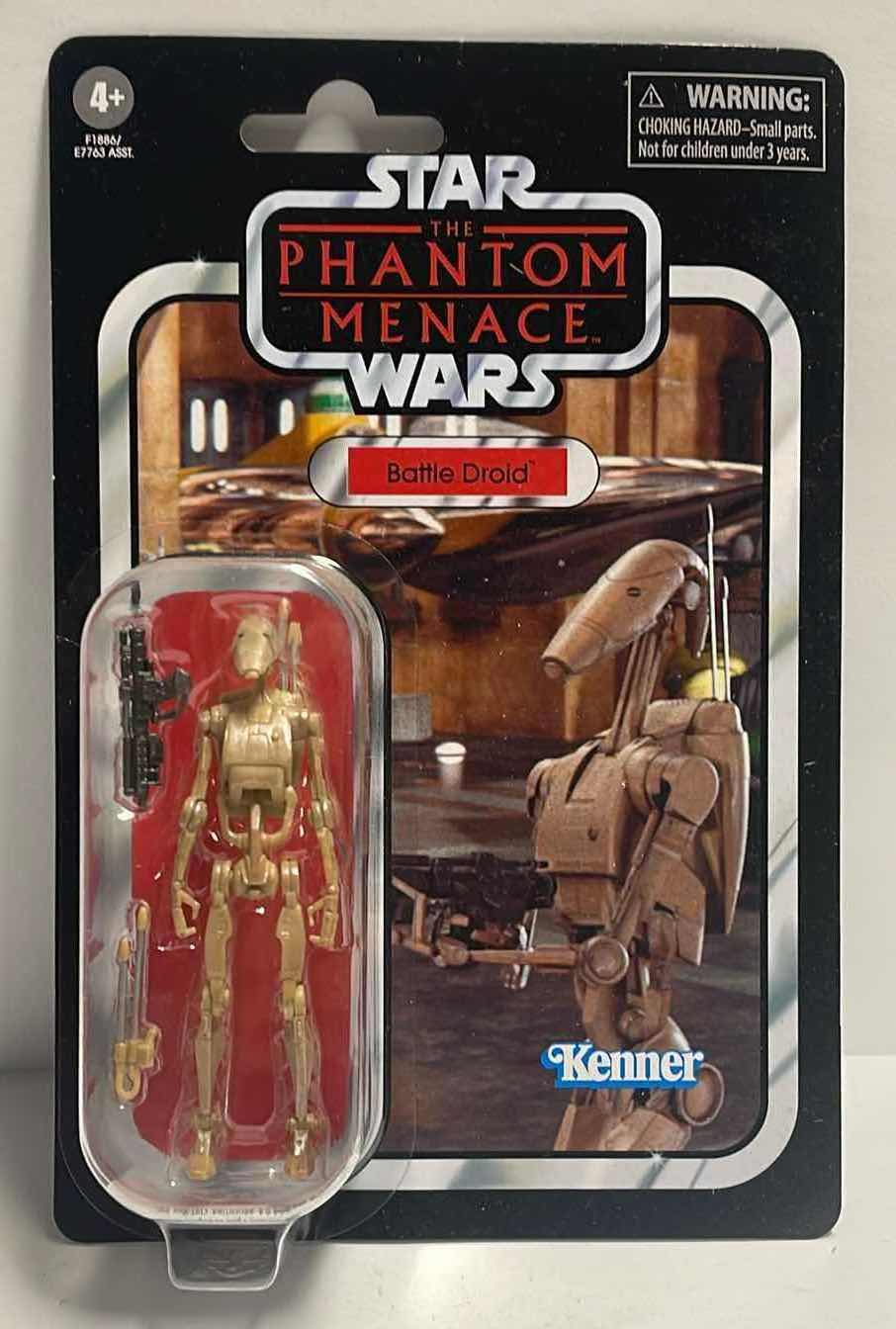 Photo 1 of NIB STAR WARS THE VINTAGE COLLECTION  “ BATTLE DROID”
RETAIL PRICE $30.00